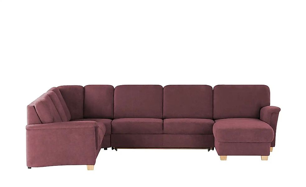 smart Wohnlandschaft  Valencia ¦ rot ¦ Maße (cm): B: 341 Polstermöbel > Sof günstig online kaufen