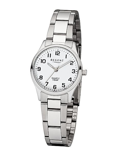 Regent Quarzuhr F-1327 - 3125.44.99, Armbanduhr, Damenuhr, Edelstahlarmband günstig online kaufen