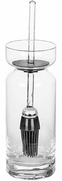 WENKO Marinadenpinsel "Modell Marta" Marinadenglas mit Silikonpinsel, ideal günstig online kaufen