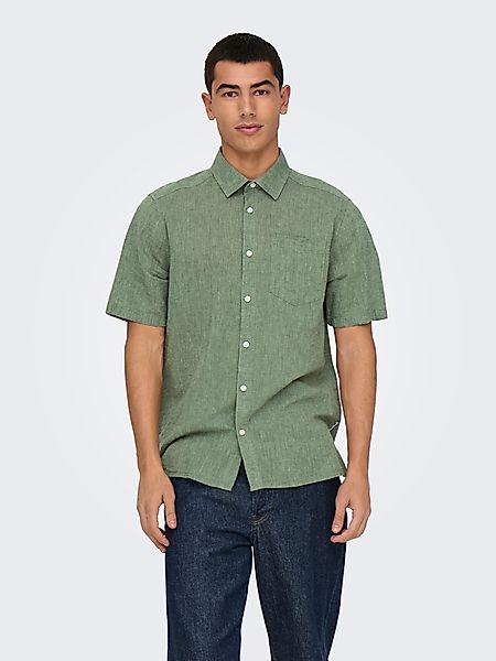 ONLY & SONS Kurzarmhemd ONSCAIDEN LIFE günstig online kaufen
