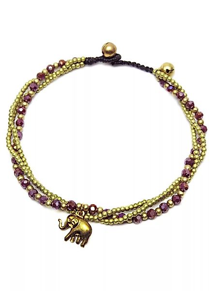 Adelia´s Charm-Armband "Armband Charm Armband Elefant mit Halbedelsteinen", günstig online kaufen