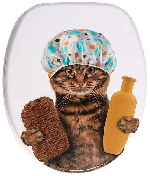 Sanilo WC-Sitz "Shower Cat" mit Absenkautomatik günstig online kaufen