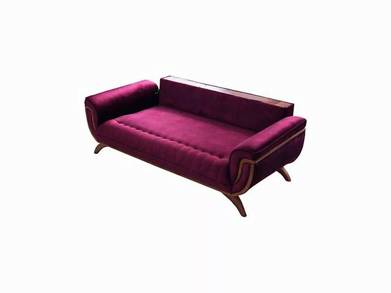 JVmoebel 3-Sitzer Verstellbare Couch mit Tisch Tiefe Sofa Big Schlaf Möbel günstig online kaufen