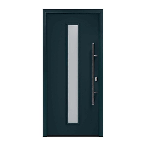 EcoStar Haustür Isopro IP 020S Anthrazitgrau 110 cm x 210 cm DIN R günstig online kaufen