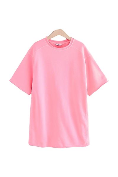 Next Shirtkleid Sweatshirt mit unversäubertem Saum günstig online kaufen