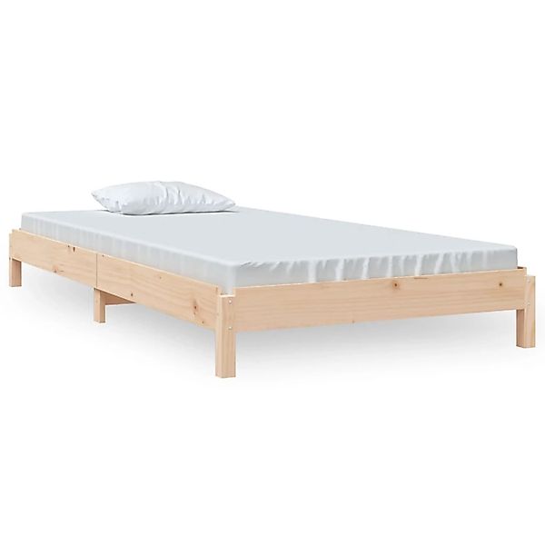 vidaXL Stapelbett 75x190 cm Massivholz Kiefer1279922 günstig online kaufen