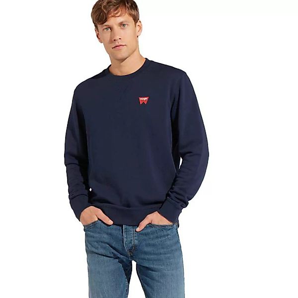 Wrangler Sign Off Sweatshirt 2XL Mid Grey Melange günstig online kaufen