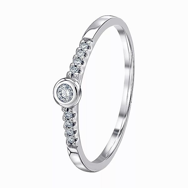 ONE ELEMENT Diamantring 0.1 ct Diamant günstig online kaufen