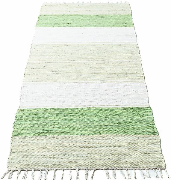 my home Teppich »Merle«, rechteckig, 5 mm Höhe, Flachgewebe, Wendeteppich, günstig online kaufen