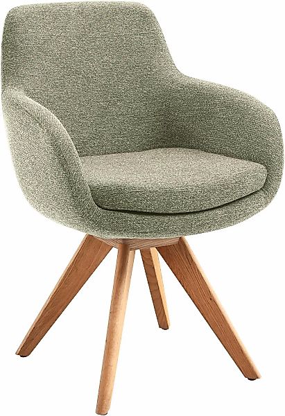 Musterring Esszimmerstuhl "Tavia", (Set), 2 St., Chenille, Stativgestell Ei günstig online kaufen