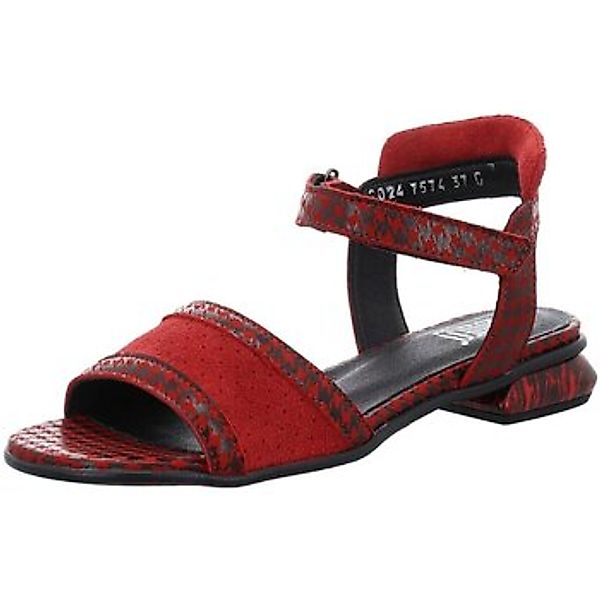 Simen  Sandalen Sandaletten 7574A ROT/SCHWARZ günstig online kaufen