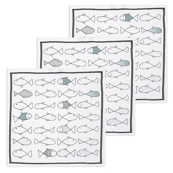 Kracht Geschirrtuch Kiss Fish, (Set, 3-tlg., günstig online kaufen