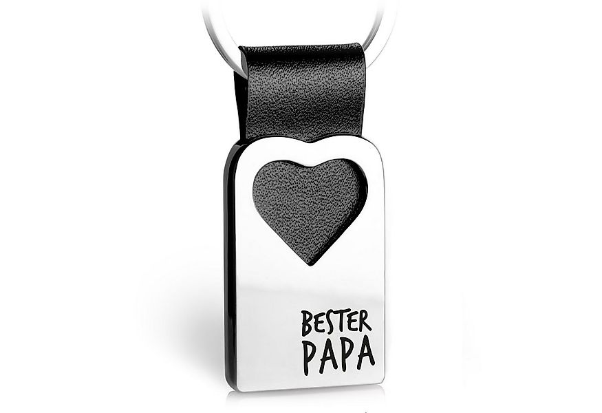 FABACH Schlüsselanhänger Herz Schlüsselanhänger mit Gravur aus Leder - Best günstig online kaufen