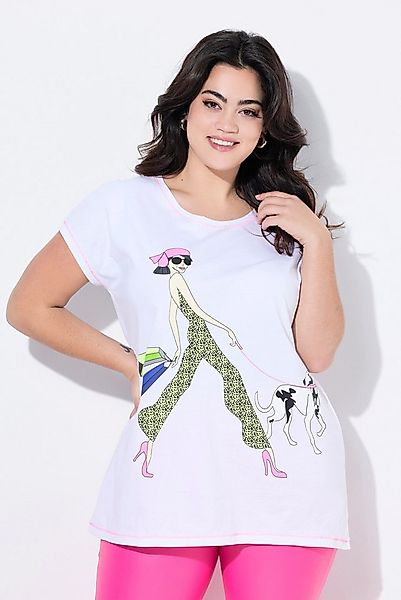 Angel of Style T-Shirt T-Shirt A-Linie Frauen-Motiv Neon-Nähten günstig online kaufen