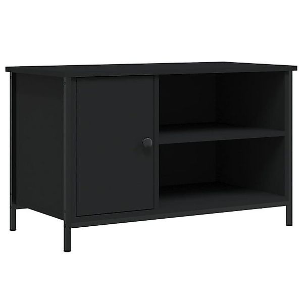 vidaXL TV-Schrank TV-Board Schwarz 80x40x50 cm Holzwerkstoff günstig online kaufen