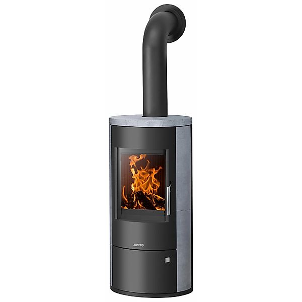 Justus Dauerbrand Kaminofen Austin 5 Speckstein-Verkleidung Schwarz 5 kW günstig online kaufen