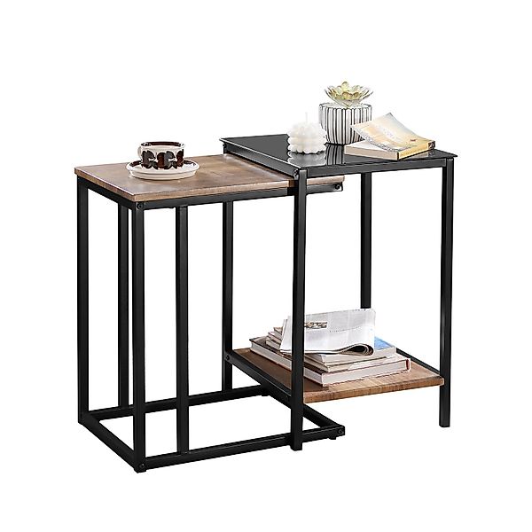 SoBuy Beistelltisch FBT99, 2er Set Beistelltisch günstig online kaufen