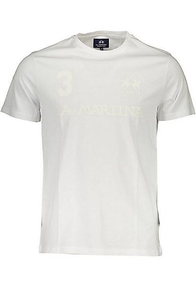 La Martina T-Shirt Elegantes Weißes Kurzarmhemd für Herren – Mit günstig online kaufen