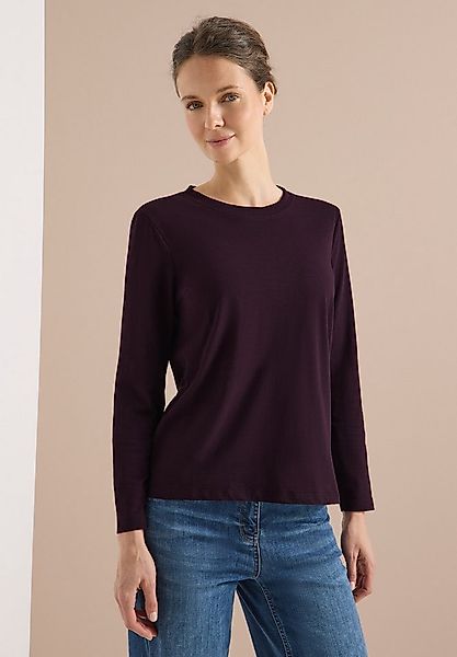 CECIL Langarmshirt aus reiner Baumwolle günstig online kaufen