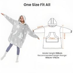 Diyarts Kapuzenpullover (Flanell Hoodie, Übergröße Pullover) günstig online kaufen