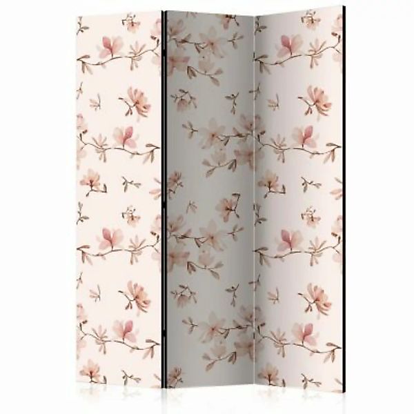 artgeist Paravent Magnolia Twigs [Room Dividers] rosa-kombi Gr. 135 x 172 günstig online kaufen