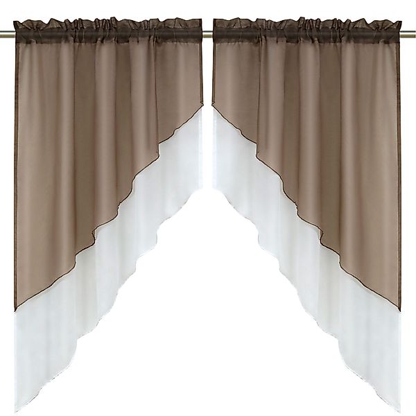 Delien Scheibengardine Beyza, Stangendurchzug (2 St), günstig online kaufen