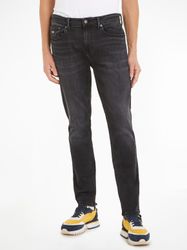 Tommy Jeans Tapered-fit-Jeans "Austim Slim Tapered" mit Logostickereien günstig online kaufen