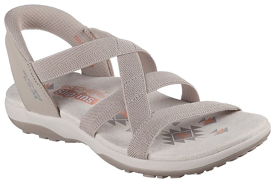 Skechers Sandale "REGGAE SLIM-STRETCH FLEX", Flats, Trekking Sandale mit Sl günstig online kaufen