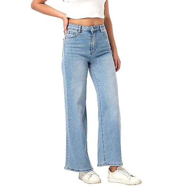 Ital-Design Weite Jeans Modische Damen High-Waist günstig online kaufen