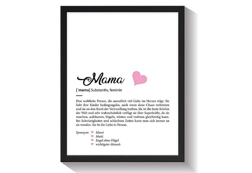 GRAVURZEILE Poster Definition Poster, Kunstdrucke auf DIN A4 Foto-Papier, M günstig online kaufen