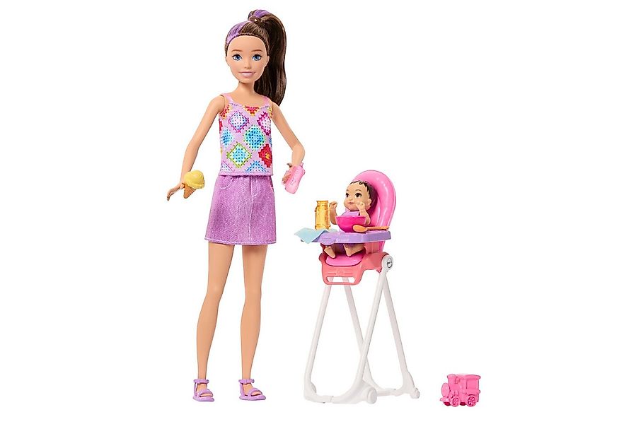 Barbie Anziehpuppe Barbie "Skipper Babysitters Inc." Hochstuhl Spielset günstig online kaufen