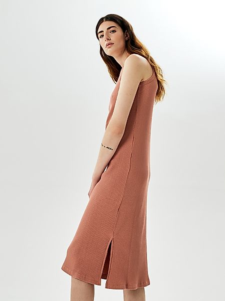 #Fenn - Ärmelloses Trägerkleid In Rippstrick Und Aus Bio-baumwolle günstig online kaufen