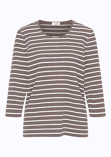 GOLDNER 3/4-Arm-Shirt "Kurzgröße Buntgewirktes Ringelshirt" günstig online kaufen