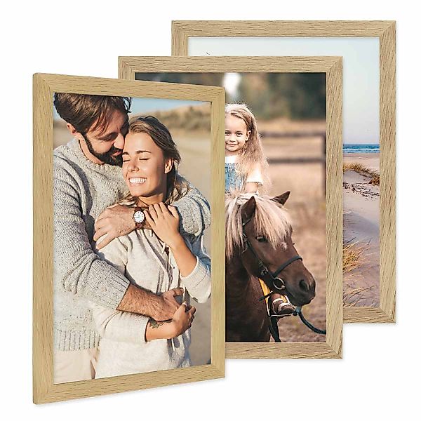 PHOTOLINI Bilderrahmen 3er Set breite Rahmen, günstig online kaufen