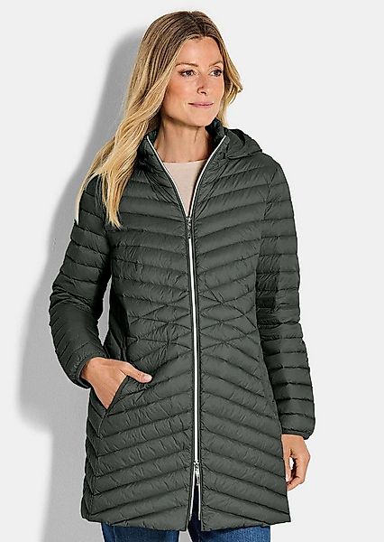 GOLDNER Winterjacke Kurzgröße: Gefütterter langer Mantel mit Kapuze Winterm günstig online kaufen