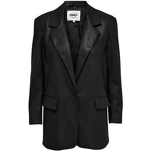 ONLY Lederimitat-Blazer "ONLLANA L/S OVS FAUX LEA BLAZER TLR NOOS" günstig online kaufen