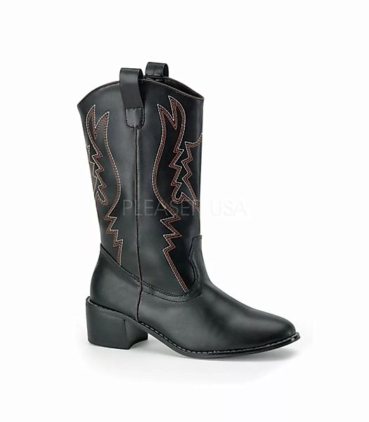 Cowboy-Stiefel COWBOY-100 - Black (Schuhgröße: L) günstig online kaufen