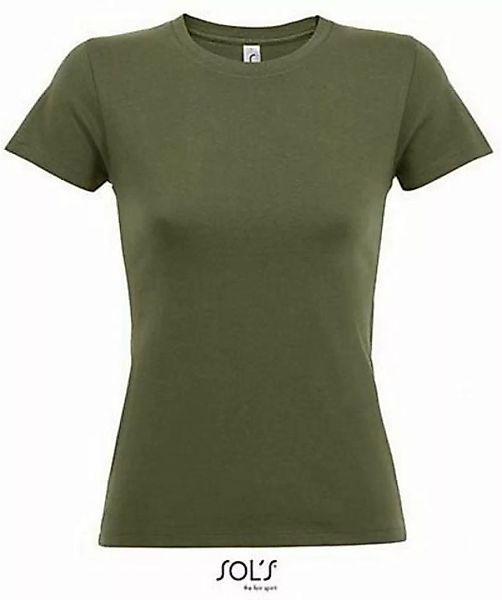 SOLS Rundhalsshirt Damen Regent T-Shirt / Halbgekämmte ringgesponnene Baumw günstig online kaufen