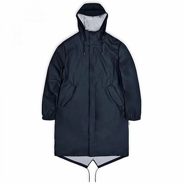 Rains Fishtail Parka Regenjacke navy / M günstig online kaufen