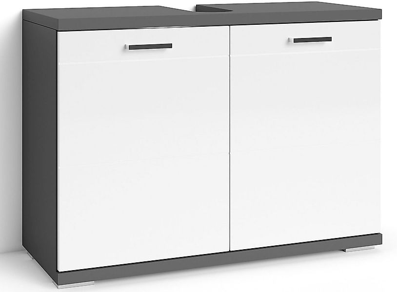 byLIVING Waschbeckenunterschrank Nebraska Breite 80 cm, Badezimmerschrank, günstig online kaufen