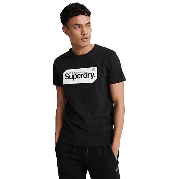 Superdry Core Logo Tag Kurzarm T-shirt S Black günstig online kaufen