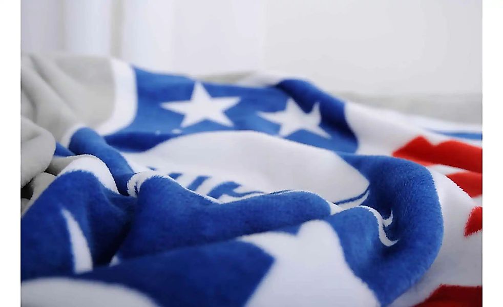 Herding Wohndecke Football NFL   ¦ mehrfarbig ¦ Maße (cm): B: 150 H: 1 Deko günstig online kaufen