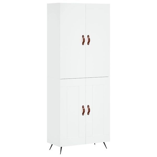 vidaXL Highboard Weiß 69,5x34x180 cm Holzwerkstoff 3195763 günstig online kaufen