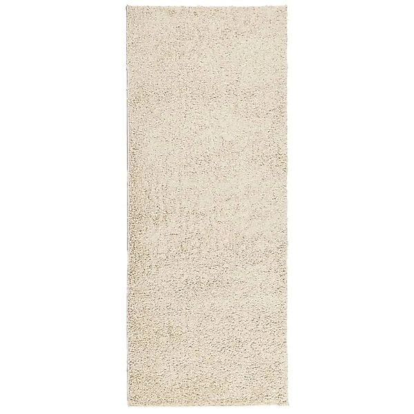 vidaXL Teppich Shaggy Hochflor Modern Golden 80x200 cm 375340 günstig online kaufen