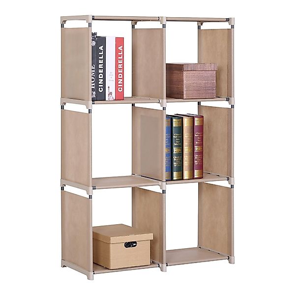 HTI-Living Standregal Stoffregal 6 Fächer Lena, günstig online kaufen