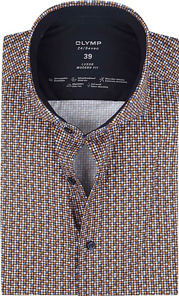 OLYMP Luxor Jersey Stretch Shirt 24/Seven Caramel - Größe 41 günstig online kaufen
