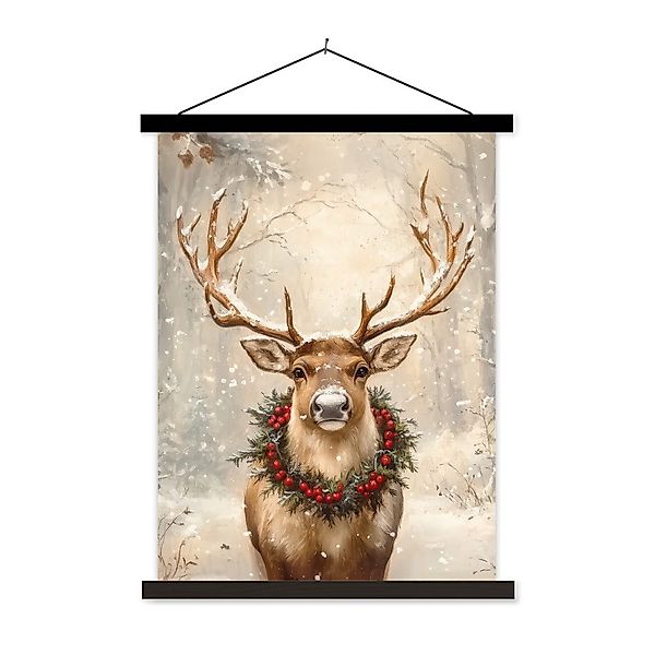 MuchoWow Poster Weihnachten - Rentier - günstig online kaufen