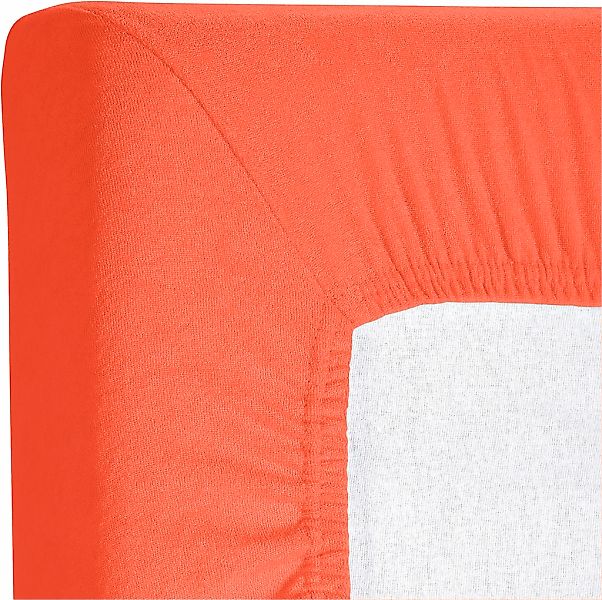 KUM Spannbettlaken "Frottee Spannbetttuch" bis ca. 30 cm Matratzenhöhe, wei günstig online kaufen