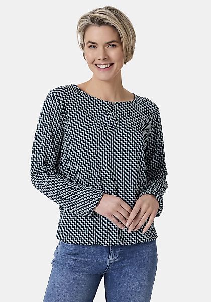 STOOKER WOMEN Langarmshirt "CALLA Print Langarmshirt", Regular Fit Blusen-S günstig online kaufen