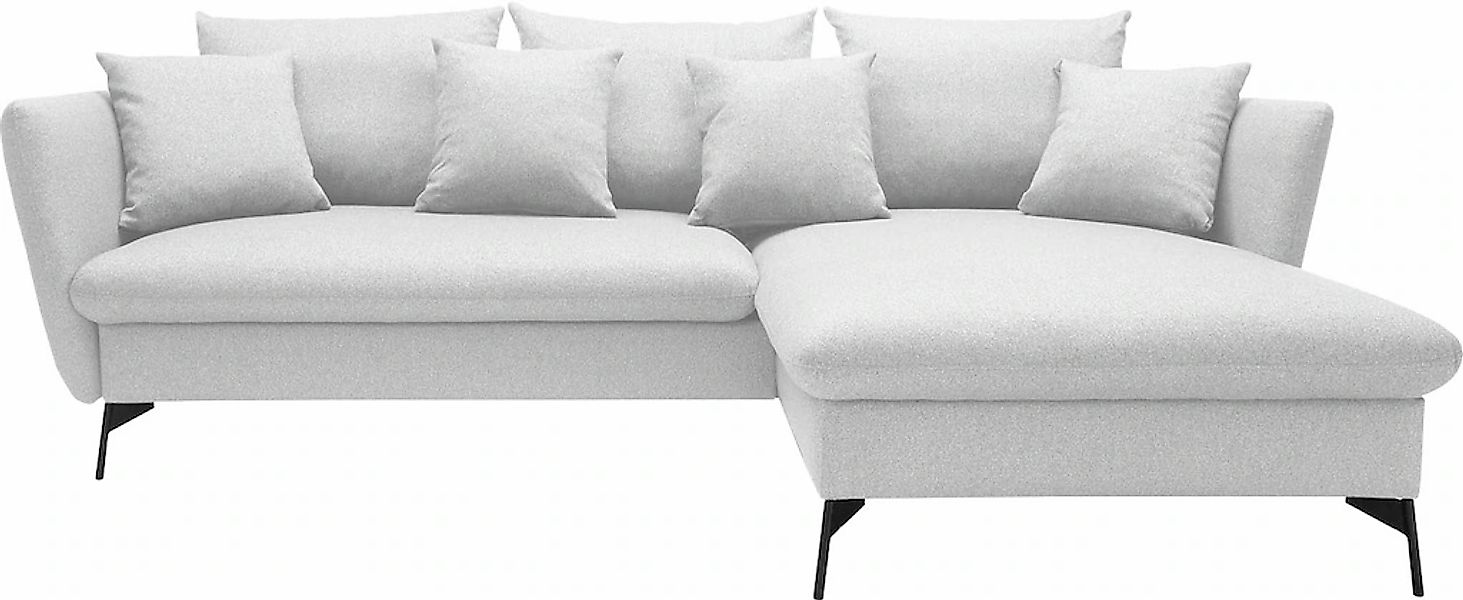 OTTO home Ecksofa "LIVORNO,258 cm, L-Form," Schlaffunktion u. Bettkasten (1 günstig online kaufen